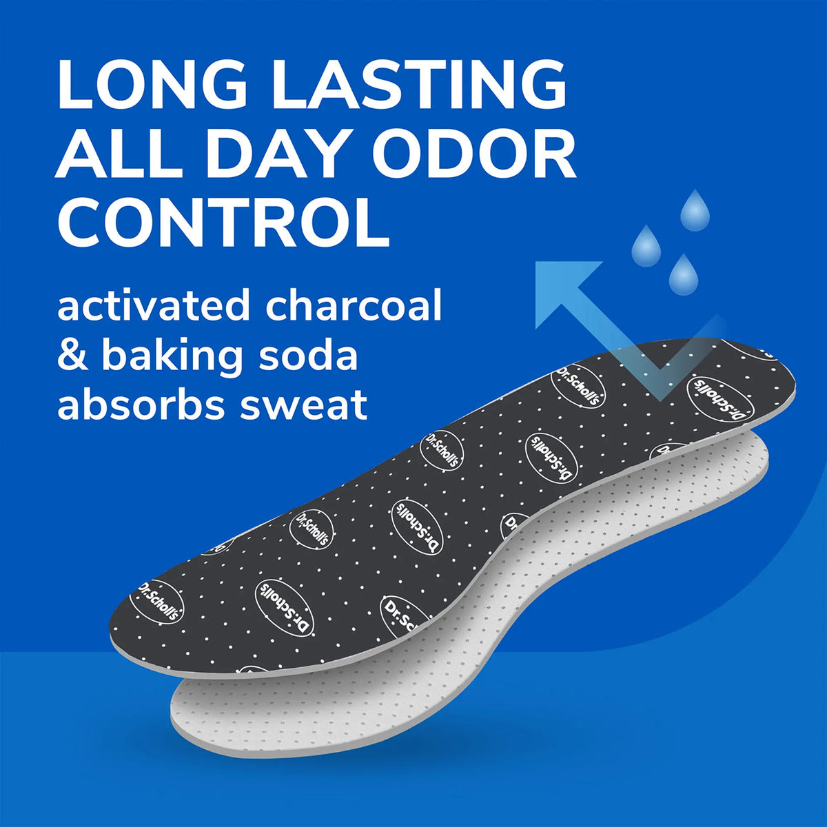 Stay Odor-Free & Dry Comfort Insoles with Odor-X®