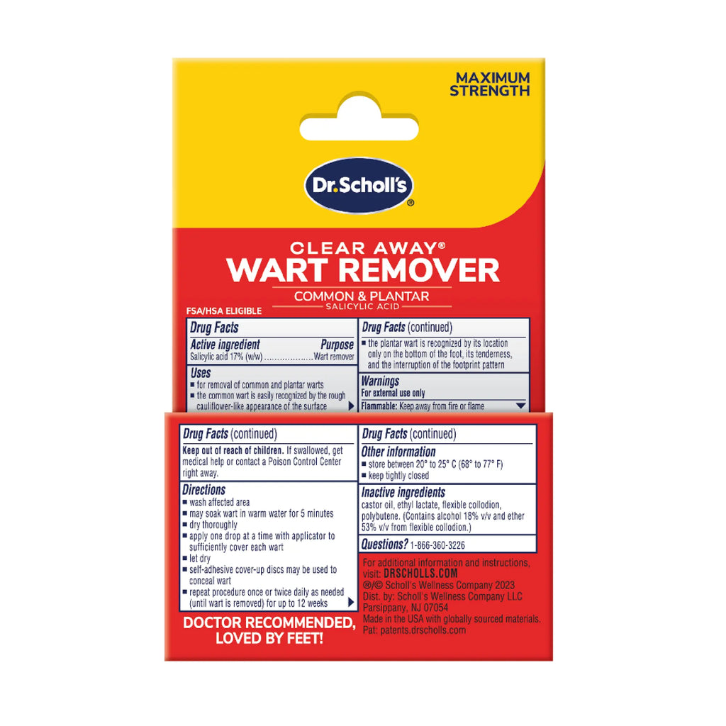 Clear Away Fast-Acting Liquid Wart Remover