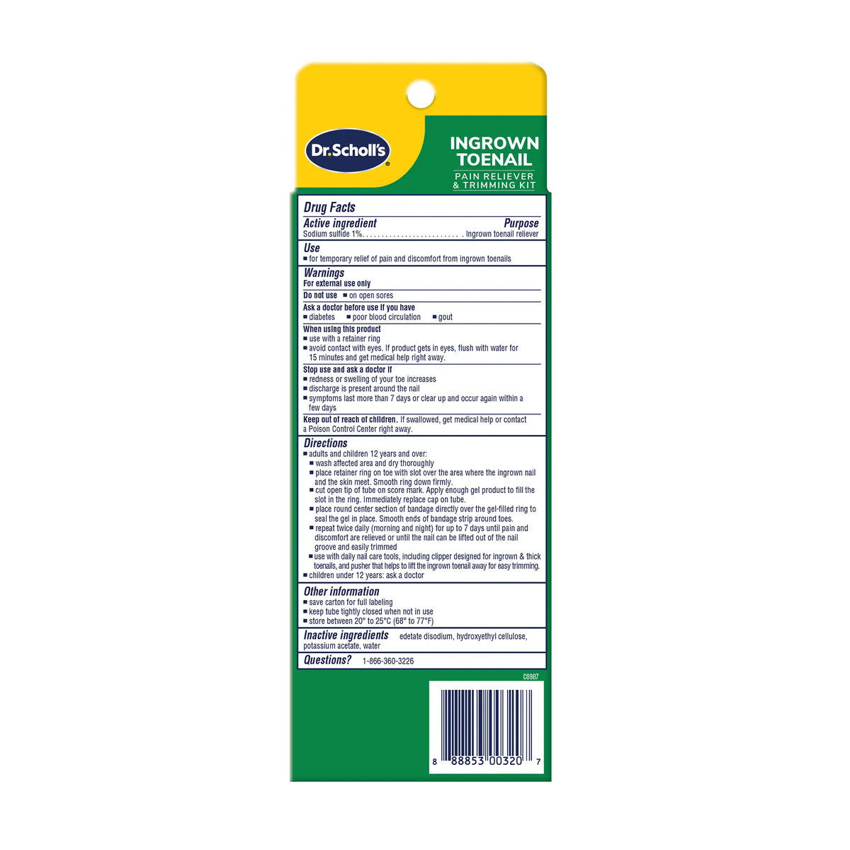 Ingrown Toenail Pain Reliever & Trimming Kit