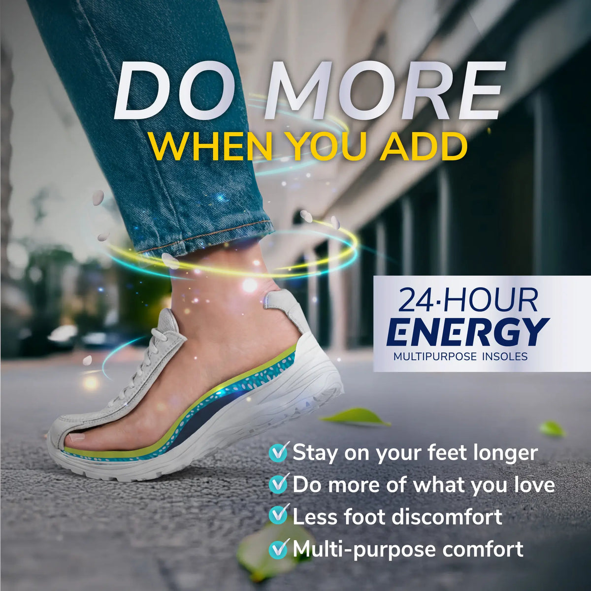 24-Hour Energy Multipurpose Insoles