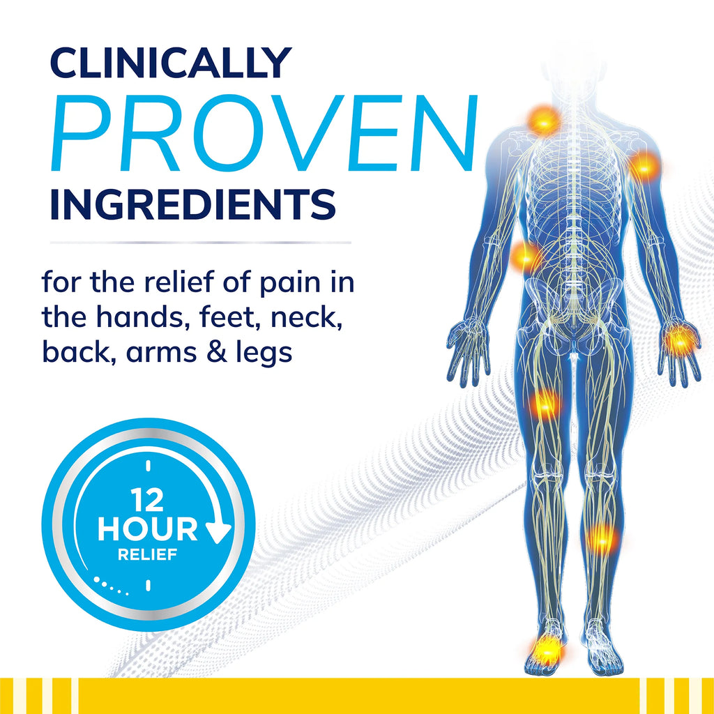 Clinical Strength 12-Hour Pain Relief Hydrogel Patches