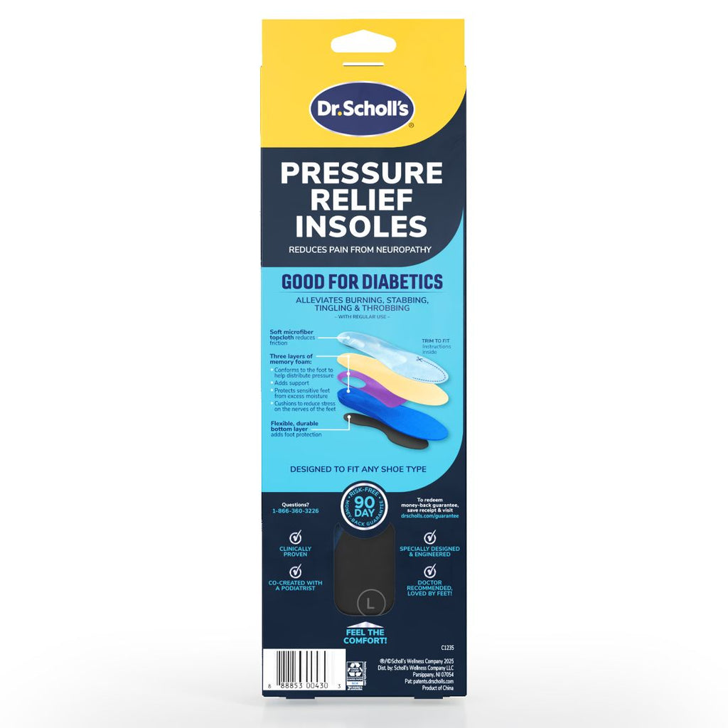 Pressure Relief Diabetic Neuropathy Insoles
