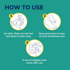 Odor-X® No Sweat Dry Spray