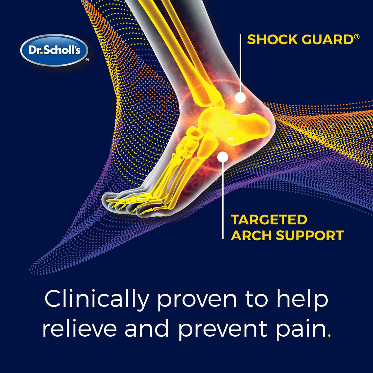 Plantar Fasciitis Pain Relief Sized to Fit Insoles