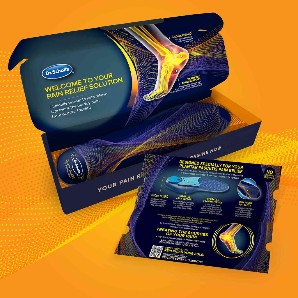 Plantar Fasciitis Pain Relief Sized to Fit Insoles