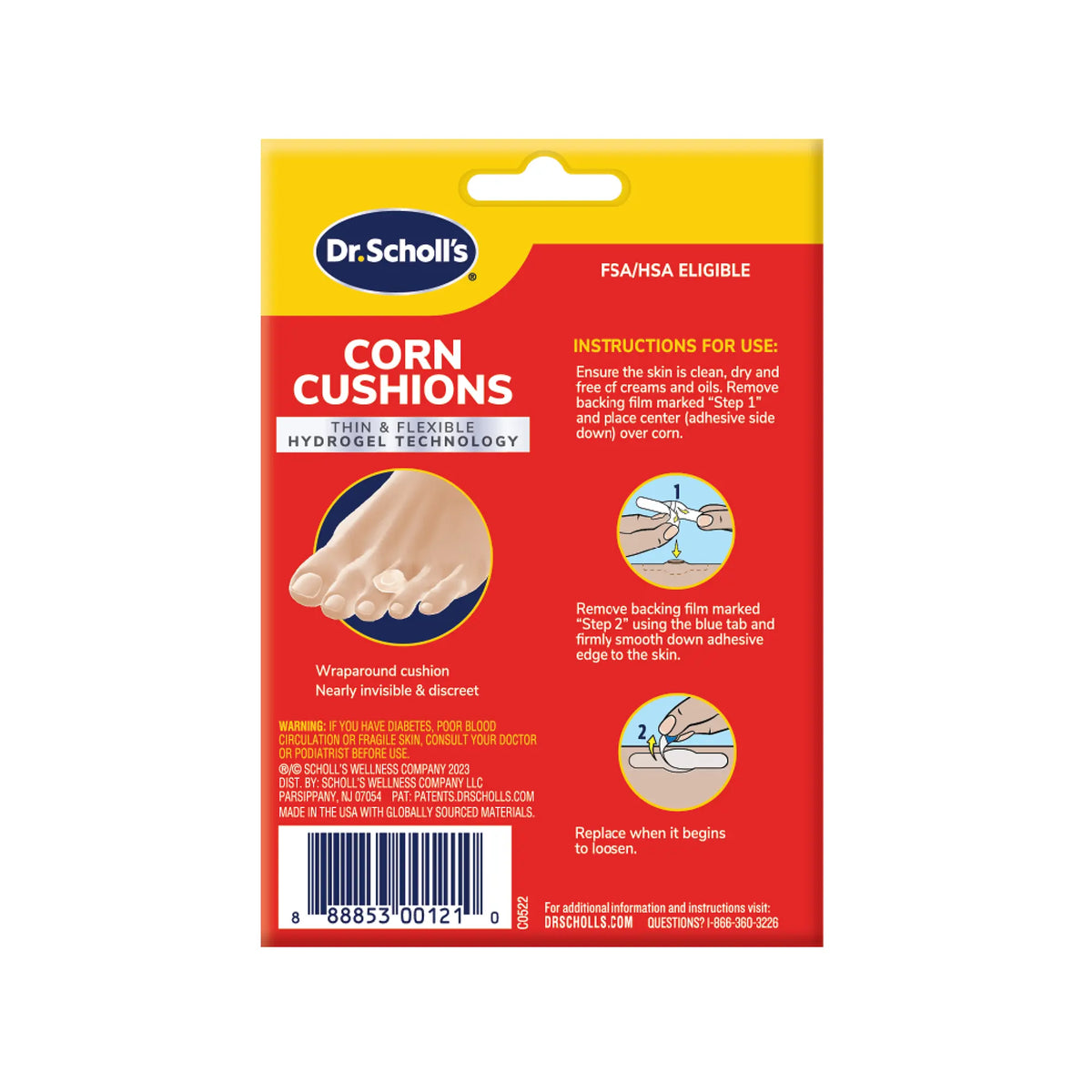 Corn Cushions with Hydrogel Technology